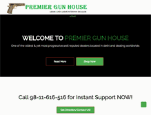 Tablet Screenshot of premiergunhouse.com